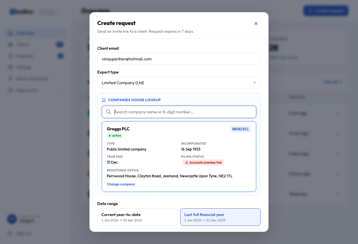 Smart date range presets